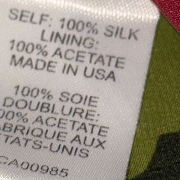 Vintage NANETTE LEPORE SILK Lotus Floral Corset Style Mini Skirt Size 4 - Picture 12 of 12